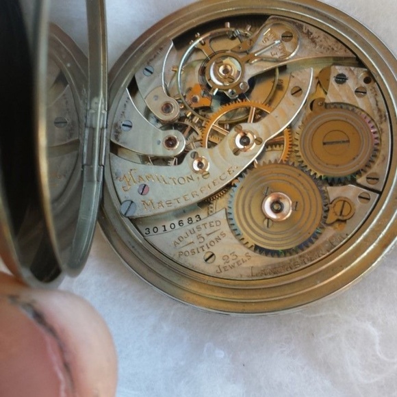 1928 Hamilton Heavy 18kt White Gold Watch - Picture 8 of 8